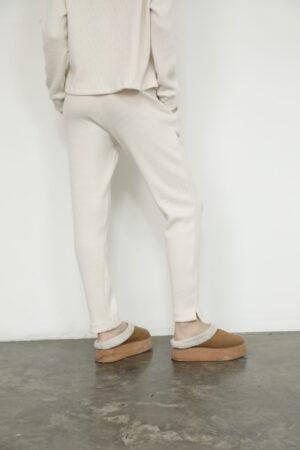 Pantalon Wafle - Beige
