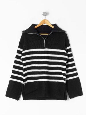 Sweater Negro/Rayas
